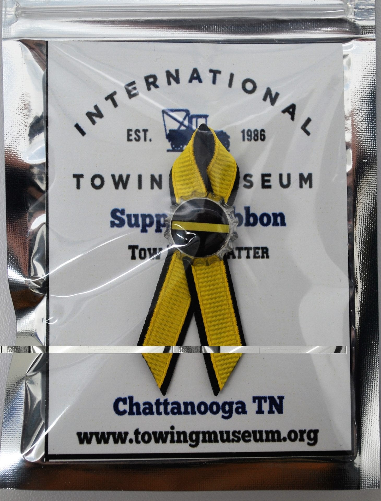 Tow Lives Matter Support Ribbon International Towing Museum